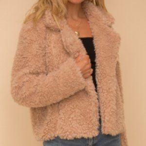 Tan Faux Jacket